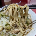 ラーメン二郎 - デロッとした太平な麺