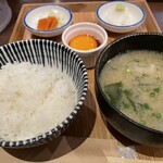 トーキョーアジフライ - 今回のご飯は千葉県産　五百川の新米　釜炊