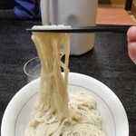 麺 昌まさ - 昆布水つけ麺 麺リフト