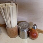 ラーメン二郎 - 卓上味変調味料