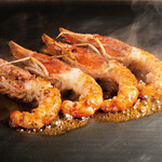 Iron plate! garlic shrimp