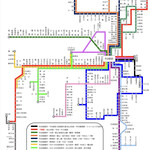 Toritatsu - 路線バス系統図