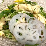 いとはん - おだし湯葉と蓮根の和さらだ胡麻風味