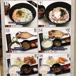 海の幸と山の幸 するが食堂 - 深夜メニュー