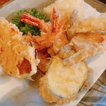 天ぷら 大樹 - 天麩羅定食の天麩羅　第2陣