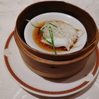 筑紫樓 銀座店 - イカとネギのセイロ蒸し