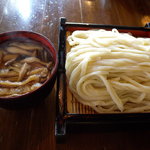 田舎うどん 吾作 - きのこ汁うどん(500円)_2009-09-05