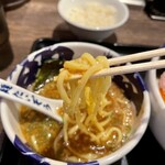 節骨麺たいぞう - ツルツル麺