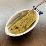 バルバルキッチンアメリ - 試食としてサービスされたシフォンケーキ