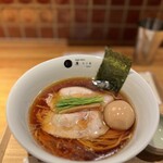 Nippon Ramen 凛 KYOTO - 醤油らぁ麺＋地鶏半熟卵