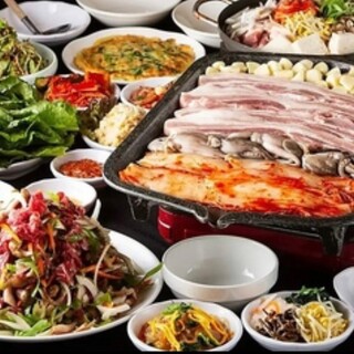 [Limited start at 17:00!! ︎】Samgyeopsal course at a great price