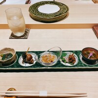 博多 鮨 桃の木 - 前菜5種盛り
