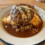 MOTTE KAETTE Coffee - ハンバーグオムライス　1850円