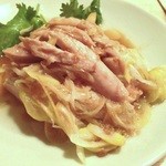 広尾はしづめ - 13.9月下　蒸し鶏の葱まみれ