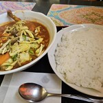 札幌カリーぱお - チキンとしめじのカリー(＋ミックス野菜)