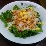 CoCo壱番屋 - セットの野菜サラダにノンオイルドレッシング