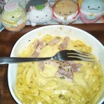 LAWSON - 料理写真:生パスタカルボナーラ。