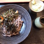 Soba To Tenpura Yuzuki - 2023年10月3日　山菜ぶっかけそば(小盛) ¥880