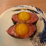 すし江戸 - うずら鉄火