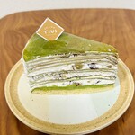 おやつと珈琲 TSUI - 抹茶と栗のミルクレープ