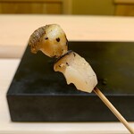 兄弟寿し - バイ貝串焼き(新潟)