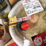 セブンイレブン - 料理写真:南国酒家監修「海鮮塩あんかけ焼きそば」600円
「みらいデリナゲット５個入り」240円
「7Pクリアクーラー無糖レモンサワー500」168円