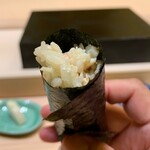 兄弟寿し - ズワイガニの手巻き