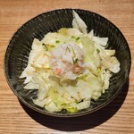 Japanese Restaurant KINZA - 蟹とキャベツのサラダ