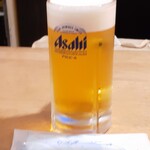 Hanashinobu - 今日もスタートは生ビール