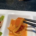 魚屋の台所 下の一色 - ホヤの塩辛です！クセがなく食べやすいです