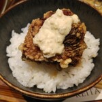 とんかつ けい太 - 唐揚げWithタルタルソースオンザライス