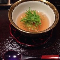 帰燕 - 南瓜のお饅頭、雲丹のせ