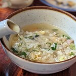 鳥喜久 - 鶏めし：〆に出汁