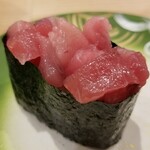 回転寿し トリトン - 上まぐろ中落ち。