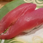回転寿し トリトン - 上生まぐろ赤身。