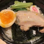 麺屋一燈 - 朝ラー・プロトタイプ 夜ver.＋味玉＋小ライス