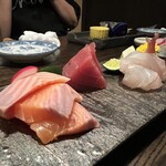 とっくり - お造り盛り合わせ(五種盛)