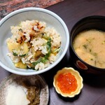 閑祥庵 禅紫 - 栗と松茸の土鍋炊きご飯