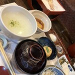 芦屋 天がゆ - おかゆを注文