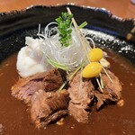 Japanese Restaurant KINZA - 黒毛和牛の八丁味噌煮