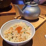 Japanese Restaurant KINZA - 銀鮭といくらの土鍋飯
