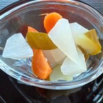 wainshokudousaradari-fu - 自家製野菜の酢漬け
