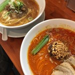 麺場 さかきや - 濃厚坦々麺辛さ5。辛くない