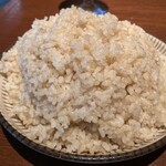 炭焼き 銀座まつもと - 七分付き玄米　大盛