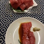 根津松本 - マグロはがし　酒のつまみに堪りません