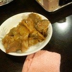 中国料理 上海酒家 - 頼んだツマミの一つ　ザーサイ