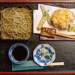 蕎麦彩膳 隆仙坊 - 2023.10 天かき揚げせいろ（1,850円）