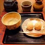 そば処 和邑 - いぶき団子、抹茶。甘味、そばアイスあります。