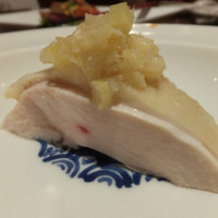 萬珍樓 本店 - 蒸し鶏の葱生姜添え