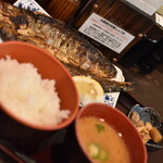 炭火焼専門食処 白銀屋 - とろにしん開き１尾定食（９５０円）２０２３年１０月